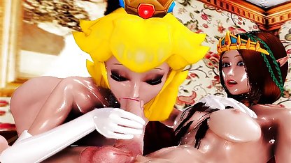 La perra chupa semen con gordibuena mamando la polla como una aspiradora